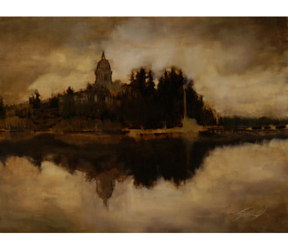 "View Over Capitol Lake" by Carla Paine